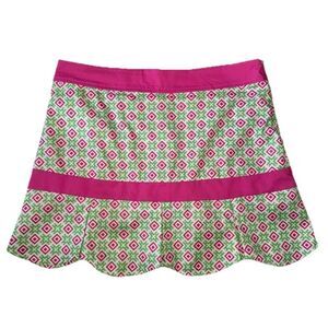 Birdies and Bows Women's Golf Skort Tennis Skirt Pickleball Size 8 Preppy